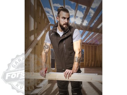 Softshellová vesta ARDON®R8ED+ hnědá - DOPRODEJ S (Velikost S)