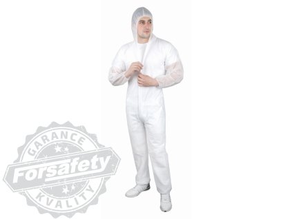 Jednorázový PP overal ARDON®ANDREW bílý M (Velikost M)