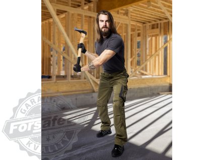 Kalhoty ARDON®SUMMER prodloužené khaki - DOPRODEJ S (Velikost S)