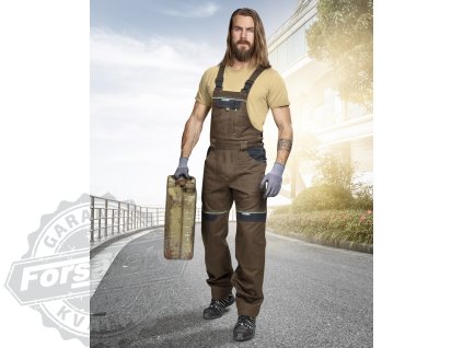 Kalhoty s laclem ARDON®COOL TREND zkrácené hnědá S (Velikost S)