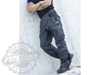 Kalhoty ARDON®VISION prodloužené tmavě šedá S (Velikost S)