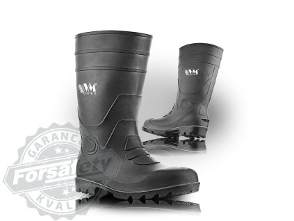 OSAKA holínky bezpečnostní černé (Velikost 37)