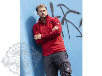 Mikina fleece ARDON®MICHAEL červená S (Velikost S)