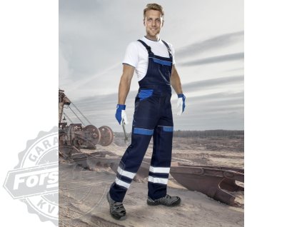 Kalhoty s laclem ARDON®COOL TREND s reflex. pruhy tmavě modrá-světle modrá 46 (Velikost 46)