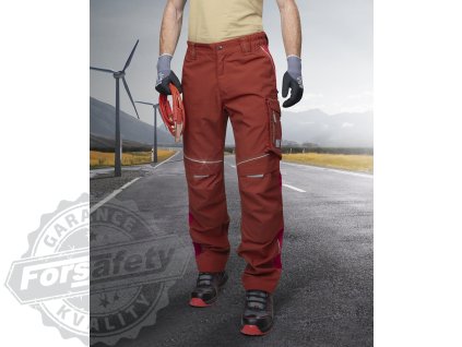 Kalhoty ARDON®URBAN prodloužené červená - DOPRODEJ XL (Velikost XL)