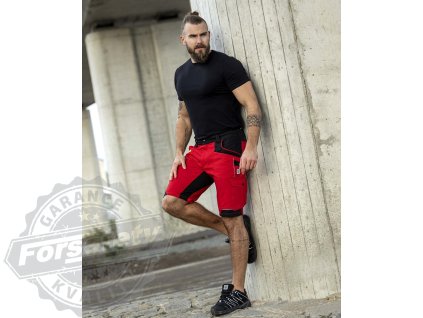 Kraťasy ARDON®4Xstretch® červená 46 (Velikost 46)