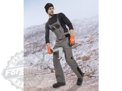 Zimní kalhoty s laclem ARDON®VISION šedá XXS (Velikost XXS)