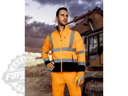 Reflexní mikina fleece ARDON®SIGNAL oranžová S (Velikost S)