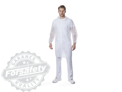 Jednorázový PP plášť ARDON®SYLVIE bílý M (Velikost M)