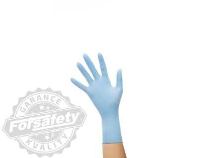 Jednorázové rukavice SEMPERGUARD® aeroTOUCH - nepudrované - modré 07 (Velikost 07)