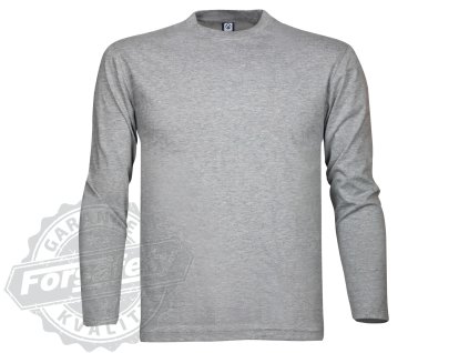 Tričko ARDON®CUBA s dlouhým rukávem šedá melír- baleno po jednom kuse M (Velikost M)