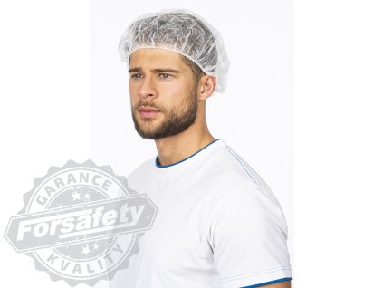 Jednorázová PP čepice ARDON®INA do 53cm (100 ks) bílá W (Velikost bílá)