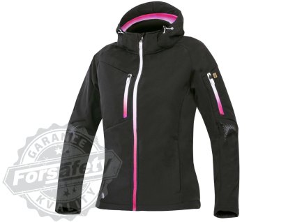 Dámská softshellová bunda ARDON®CREATRON® černo-růžová XS (Velikost XS)