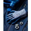 Máčené rukavice ARDON®NATURE TOUCH - s prodejní etiketou - melange modrá 07-SPE (Velikost 07-SPE)