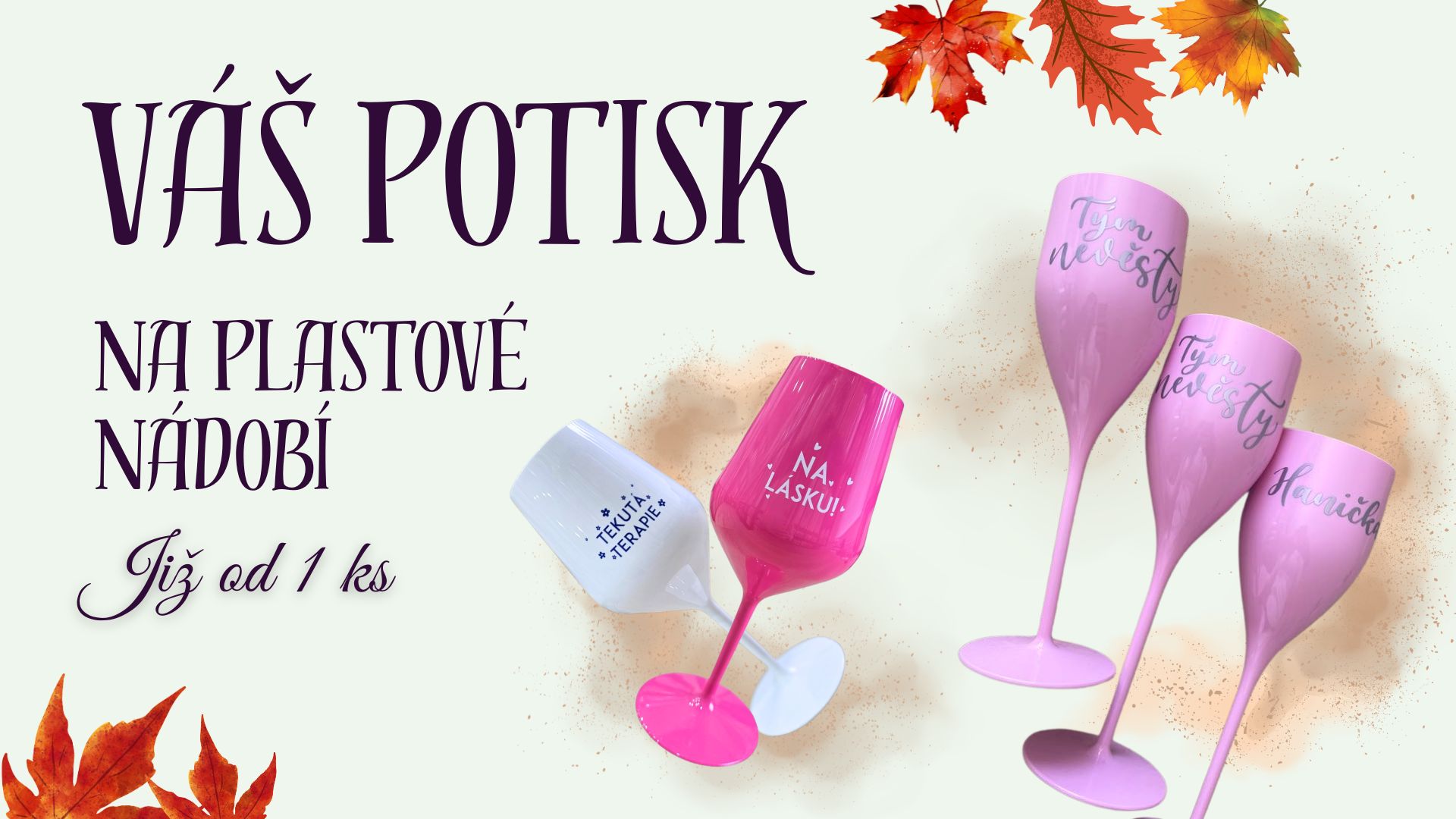 Potisk plastového nádobí