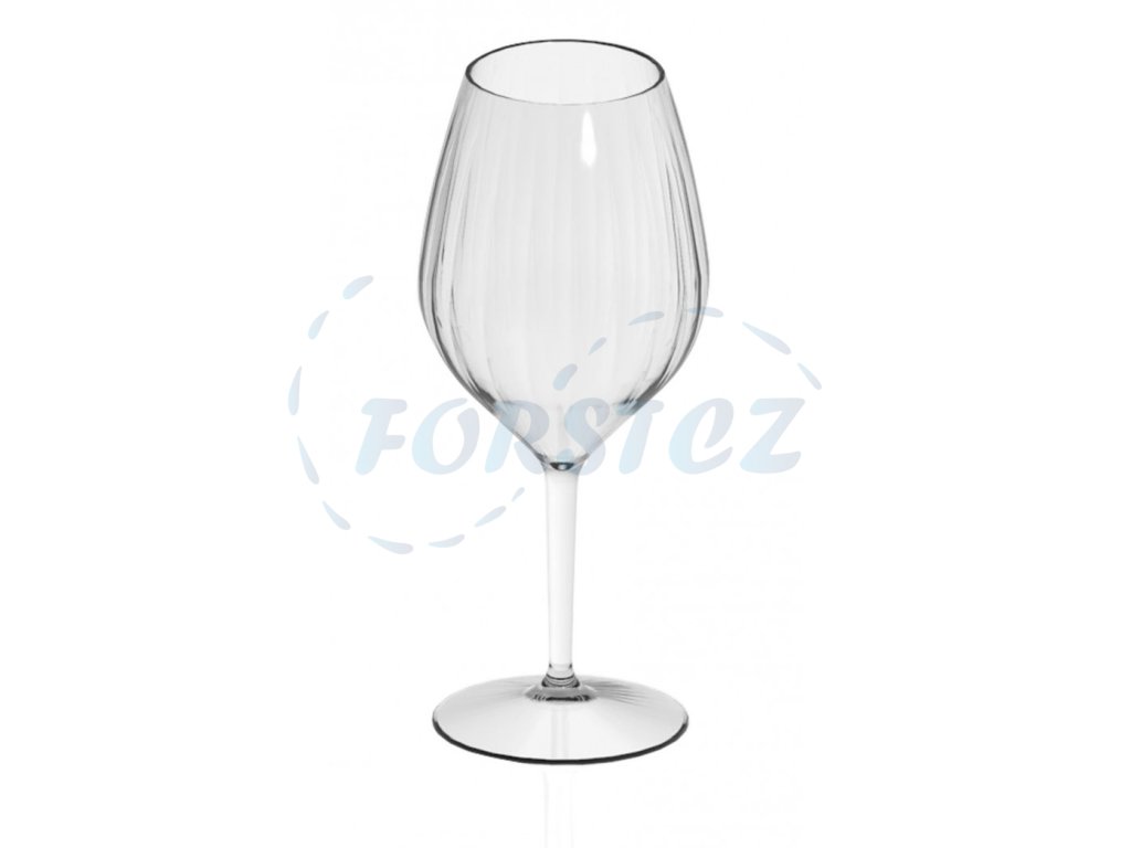Plastový nerozbitný vintage pohár VENEZIA na víno a koktejly TT 510 ml