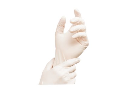 Latexové rukavice L bílé WIMEX