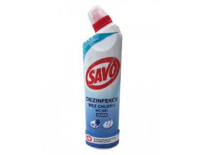 SAVO WC gel dezinfekční čistící přípravek oceán 750ml