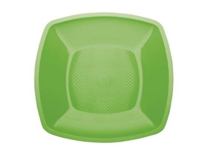 Gold Plast plytký talíř na hlavní jídlo PP zelený 230 mm