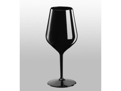 Plastový pohár na víno TT 470 ml černý