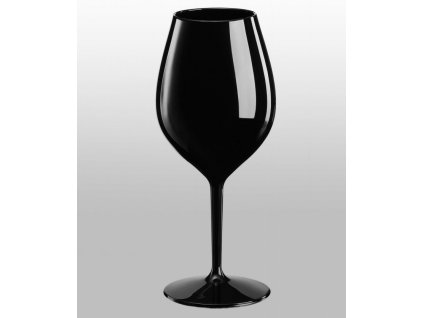 Plastový pohár na víno a koktejly 510ml černý