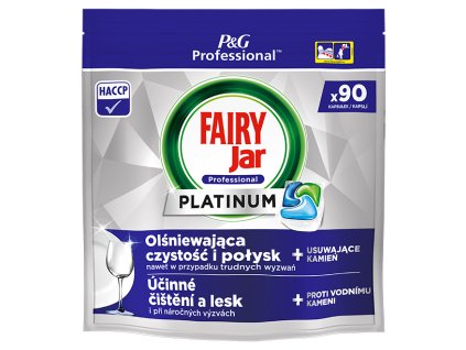 Kapsle do myčky Fairy Jar Professional Platinum (90 ks)