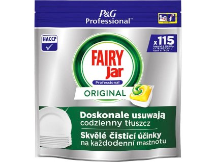 Kapsle do myčky Fairy Jar Professional Original (115 ks)