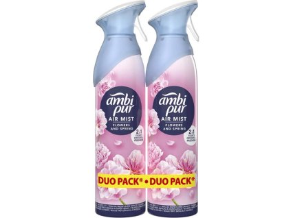 Ambipur Flowers & Spring osvěžovač vzduchu Duo pack 2x 185 ml