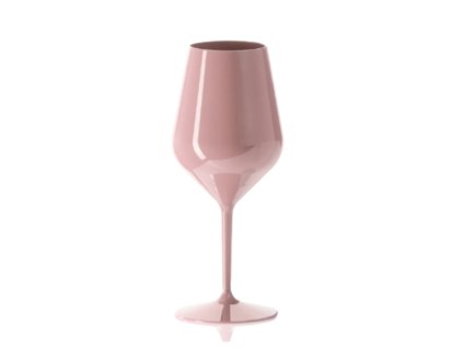 Nerozbitná starorůžová sklenice 470 ml