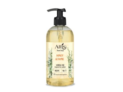 Tekuté mýdlo Attis Herbal line, Honey & Thyme 500 ml
