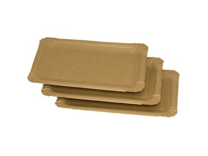 Tácky papírové EKO kraft 10x16 cm, 13x20 cm, 16x23 cm hnědé