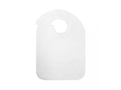 Jednorázový bryndák bílý, netkaná textilie Pack Service 300 ks