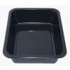 Zatavovací miska LIGHT 1dílná černá 227x178x50 mm 50ks