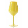 Plastový pohár nerozbitný na bílé víno, TT 470 ml žlutý