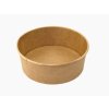 Papírová hnědá miska EKO na salát 1100 ml