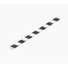 Brčko papírové koktejlové JUMBO proužky černo bílé 150x8mm