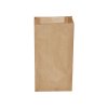 Svačinový papírový sáček hnědý 14 + 7 x 29 cm (500 ks)