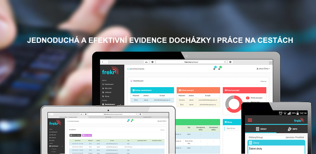 Jednoduchá a efektivní evidence docházky i práce na cestách
