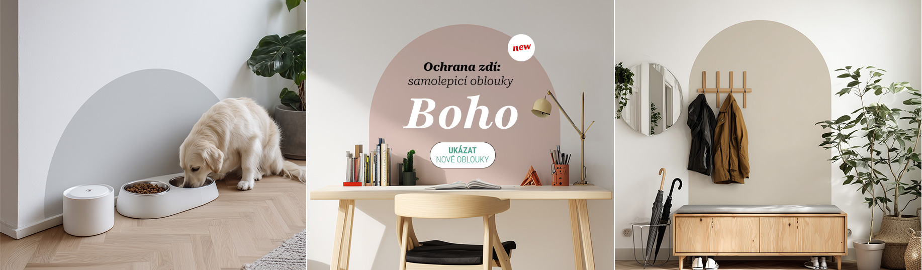 Ochrana zdi - samolepicí oblouky PC