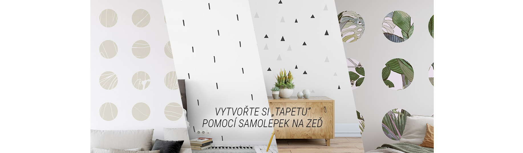 Samolepky na zeď vzory