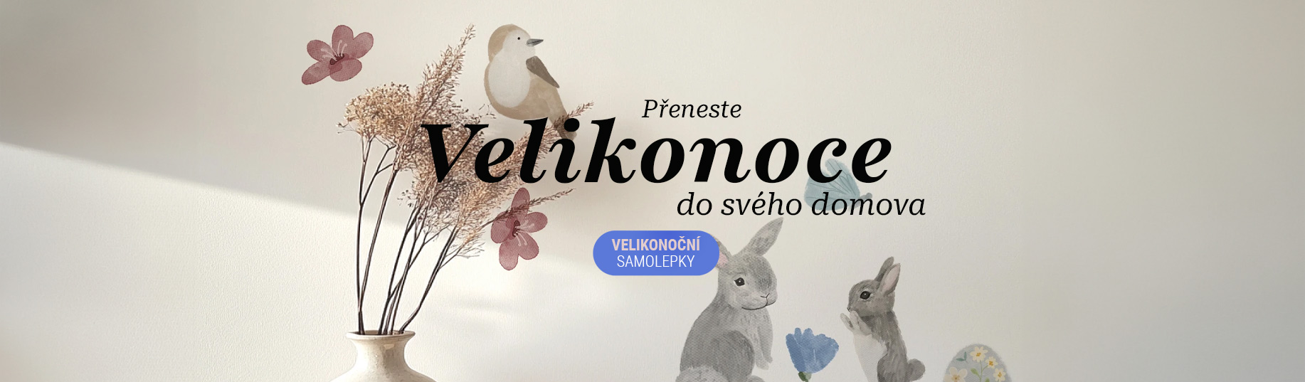 Samolepky na zeď Velikonoce PC