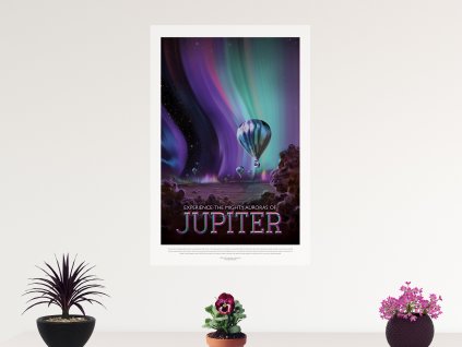 samolepici plakat na zed jupiter