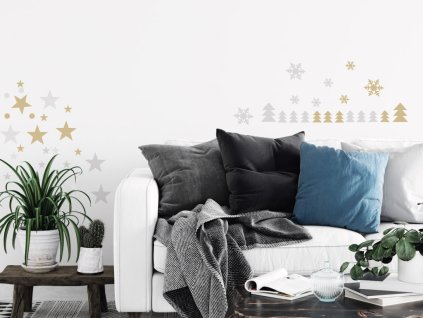 samolepky na zedvelka vanocni serie na fotce