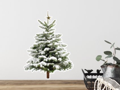 vanocni samolepky stromek little tree prelepovaci od fugu
