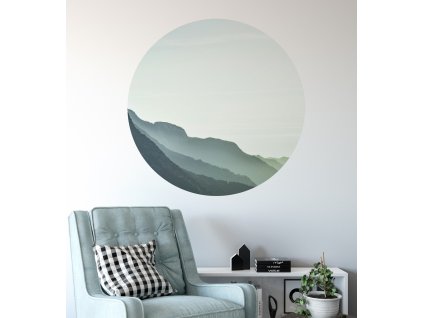 samolepici eko kruh lesni odstiny