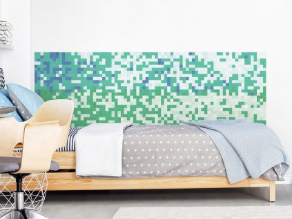 PRUH za postel pixel craft zelena interier