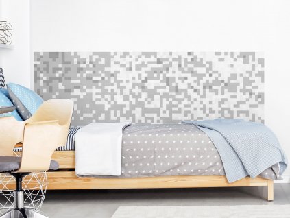 PRUH za postel pixel craft grey interier