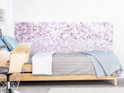 PRUH za postel pixel craft violet interier