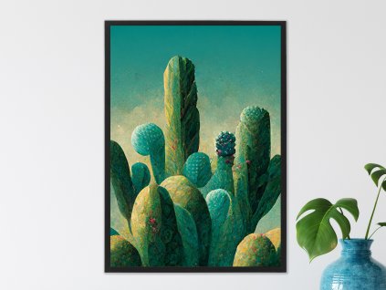 cactus land 03 plakat interier