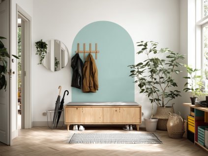 ochrana zdi predsin oblouky bl modra interier